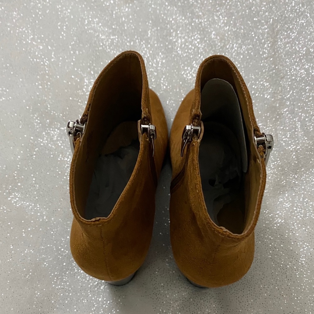 Nine West Brown Neva Ankle Boots - Picture 5 of 8